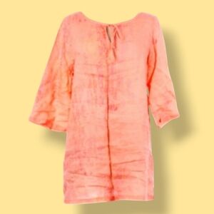 🍸JIMMY BUFFET "Margaritaville St Somewhere" Linen Boho Top